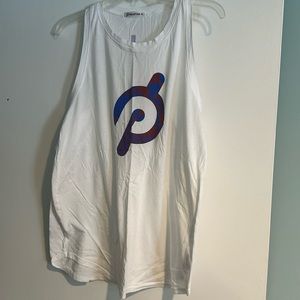 Herringbone racer back cotton tank